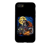 Halloween Hotrod Vampire Pumpkin Moon Vintage Monster Case for iPhone SE (2020) / 7/8