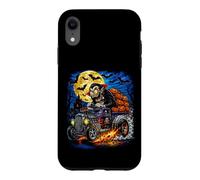 Halloween Hotrod Vampire Pumpkin Moon Vintage Monster Case for iPhone XR