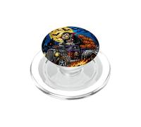 Halloween Hotrod Vampire Pumpkin Moon Vintage Monster PopSockets PopGrip for MagSafe