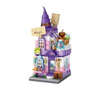 Halloween House Building Blocks Set, 304 Pieces Magic Horror Castle Brick, Halloween Creative Gifts Halloween Decoration Gift for Adults