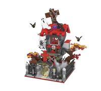 Halloween House Building Blocks Set, 789 Pieces Magic Horror Castle Brick, Halloween Creative Gifts Halloween Decoration Gift for Adults
