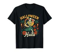 Halloween Hula Skeleton - Spooky Hawaiian Dance T-Shirt