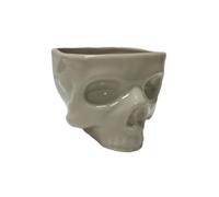 Halloween Human Skull Bowl, Unique Ceramic Bowl For Noodles, Salad, Candy & Gothic Tableware Decor! Halloween
