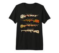 Halloween Hunting Rifle Hunter Ghost Pumpkin Zombie Mummy Premium T-Shirt