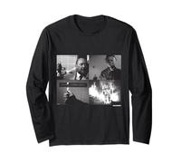 Halloween II Michael Myers and Dr Loomis Fire Long Sleeve T-Shirt