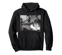 Halloween II Michael Myers and Dr Loomis Fire Pullover Hoodie