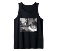 Halloween II Michael Myers and Dr Loomis Fire Tank Top