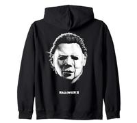 Halloween II Michael Myers Crying Big Face Costume Zip Hoodie
