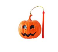 Halloween Illuminated Lanterns - Battery Lantern, Orange Glow Lights | Flickering Outdoor Decor, Bright Halloween Lighting Display for Porch, Co