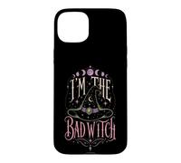 Halloween I'm The Bad Witch Women Witchy Couple Gift Case for iPhone 15 Plus