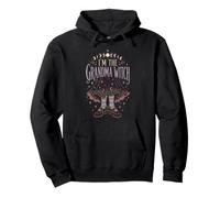 Halloween I'm The Grandma Witch Women Witchy Coven Gift Pullover Hoodie