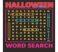 Halloween in the 80s: 1980s Halloween Word Search Large print
