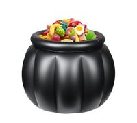 Halloween Inflatable Cooler Drinks and Candy Container 56 x 46 cm Large Black Capacity for Dining Room Barbecue Beach Picnic Kitchen Decoration Witch