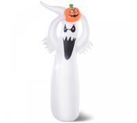 Halloween Inflatable Ghost with LED Lights 1.8m - TJ Hughes