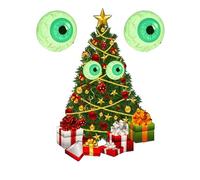 Halloween Inflatable Large Set of Eyes, Light-Up Bloodshot Eyeballs, Waterproof Blow-Up Decoration, Quick Inflation, for Halloween Holiday Outdoor Yard Indoor Decorations (C-2PCS)