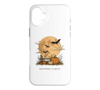 Halloween Is Good Fall Moon Spook Cozy Fall Autumn Halloween Case for iPhone 16 Plus