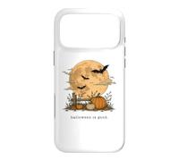 Halloween Is Good Fall Moon Spook Cozy Fall Autumn Halloween Case for iPhone 17 Pro Max