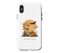 Halloween Is Good Fall Moon Spook Cozy Fall Autumn Halloween Case for iPhone X/XS