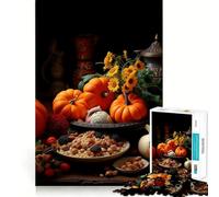 HALLOWEEN IS HERE Jigsaw Puzzles 1000 Pieces for Adults Logic Fun Real Thick Playful Challenge Night Activity (38x26cm)