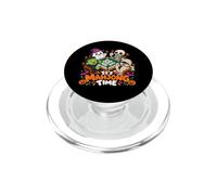 Halloween It's Mahjong Time Ghost Skeleton Mummy PopSockets PopGrip for MagSafe