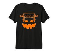Halloween Jack O Lantern Face Pumpkin Black Glasses Premium T-Shirt