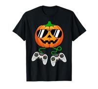 Halloween Jack O Lantern Gamer Boys Kids Men Funny Halloween T-Shirt
