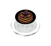 Halloween Jack O Lantern Moon Phases Celestial Pumpkin PopSockets PopGrip for MagSafe
