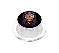 Halloween Jack O Lantern Moon Phases Celestial Pumpkin PopSockets PopGrip for MagSafe