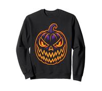 Halloween Jack O Lantern Moon Phases Celestial Pumpkin Sweatshirt