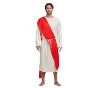 Halloween Jesus Costume Adult Men: Authentic Biblical Robe for Men - Perfect for Themed Parties, Church Events & Cosplay (M)