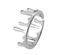 Halloween Jewellery for Women Halloween Jewellery Charms Red Ring Scary Dripping Blood Womens Creepy Ring Rings Hanging Decorations (Silver, One Size)