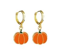 Halloween Jewellery Let Your Ears Shine This Halloween With Pumpkin Themed Earrings Stand Out From The Crowd! Party Jewellery (A, 3. 6cm)