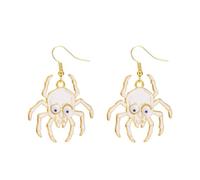 Halloween Jewellery Making Halloween Funny Cartoon Cute Earrings Personality Design Sense Oil Drop Earrings Decoration Kits (B, 4. 8X3. 3CM)