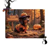Halloween Jigsaw Puzzle, 130 Pieces Halloween Jigsaw Puzzles For Adults, Dachshund Jigsaws Puzzle, Pumpkin Puzzles, Halloweens Decoration Wall Art, Presents For Girls Boys Adults