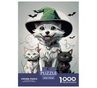Halloween Jigsaw Puzzles for Adults Interesting Puzzle Game 1000 Pieces Educational Games Home Decoration Gifts 70x50cm/1000pcs