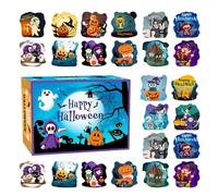 Halloween - Jigsaw Puzzles For Kids | Countdown To Halloween Toy | Pumpkin Witch Ghost Theme Funny Puzzle For Fine Motor And Skills