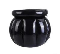 Halloween Jumbo Inflatable Cauldron, Halloween Cauldron Inflatable Drinks Cooler Big Pot Witch Decoration, for Beverage Candy Snack Parties (16.5 X 13.7 Inches)(Ice bucket)