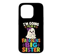 Halloween Kids Faboolous Big Sister Ghost Boo Gift Case for iPhone 15 Pro