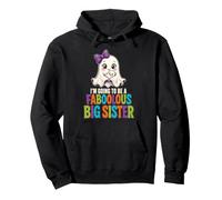 Halloween Kids Faboolous Big Sister Ghost Boo Gift Pullover Hoodie