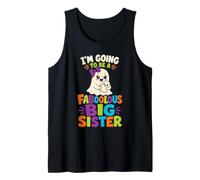 Halloween Kids Faboolous Big Sister Ghost Boo Gift Tank Top