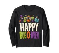 Halloween Kids Happy Bug-O-Ween Cute Costume Bugs Long Sleeve T-Shirt