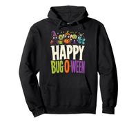 Halloween Kids Happy Bug-O-Ween Cute Costume Bugs Pullover Hoodie