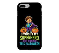 Halloween Kids Jesus Is My Superhero Not Scared Faith Case for iPhone 7 Plus/8 Plus