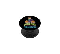 Halloween Kids Jesus Is My Superhero Not Scared Faith PopSockets Adhesive PopGrip