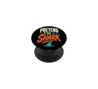 Halloween Kids Pretend I'm A Shark Funny Costume PopSockets Adhesive PopGrip