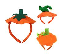Halloween Kids Pumpkin HairBand Girls Cute Hair Band Hair Accessories Children Pumpkin Headwear Unisex Baby Headdress Infant Baby Headbands Headpiece Pumpkin Hairpin Headgear Party Photography