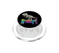 Halloween Kids T-Rex Dinosaur Skeleton Spooky Cute Graphic PopSockets PopGrip for MagSafe