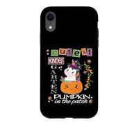 Halloween Kindergarten Cute Unicorn Pumpkin Teacher Student Case for iPhone XR