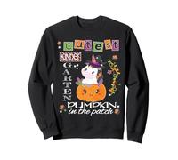 Halloween Kindergarten Cute Unicorn Pumpkin Teacher Student Sweatshirt