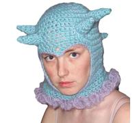 Halloween Knit Hat Unique Mischievous Covering Party Holiday Warm For Women Hats For Babies